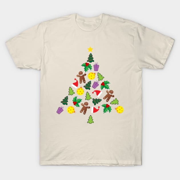 Colorful Christmas tree T-Shirt by grafart